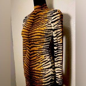 Tiger print dress